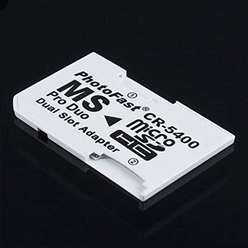 Micro SD TF to Memory Stick MS Pro Duo For PSP 1000/2000 / 3000 Card Dual 2 Slot Adapter Converter CR-5400 CR5400