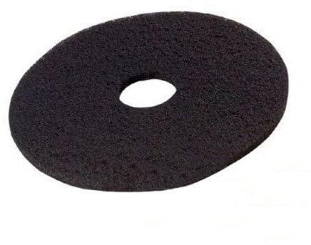 Caja con 5 discos negros de limpieza decapante. Alta abrasividad. Especial para limpieza de suelos con manchas o suciedad dificil. Resultados y acabado profesional y uniforme