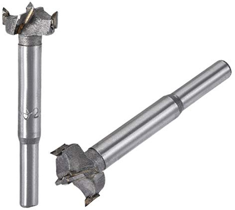 sourcing map 2in1 Satz Forstnerbohrer 20mm 21mm Durchm. Lochsäge | Hartmetall legierter Stahl