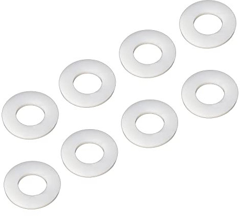 Qrity 20 Pezzi Rondelle Della Doccia Guarnizione, 19mm Rondelle Silicone Piatte, Guarnizioni per Tubi Flessibili, Per Tubo, Rubinetto Dell'acqua(G 1/2)
