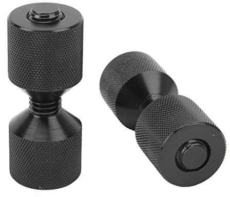 Zwei-Loch-Stift-Set, 2-teilig, oxidationsbeständig, schwarz, feine Verarbeitung, rostfrei, Doppelloch-Verbindungsstift-Set, langlebig für Auto