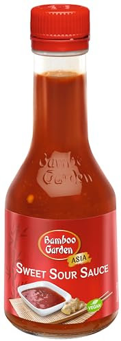 Bamboo Garden - Sweet Sour Sauce , Süß-pikante Sauce zum Verfeinern zahlreicher Gerichte oder als Dip , 1 x 200 ml (Verpackungsdesign kann abweichen)