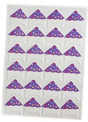 THAYLA 120PCS/5 Blätter Bunte Welle Dot Ecke Aufkleber Foto Ecken Für Schrott Buch Fotoalbum Selbst Klebe Ecken schaben Handwerk