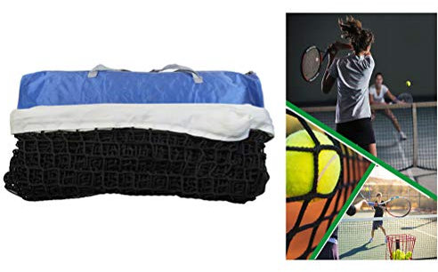 LKYLGYU Tragbares Tennisnetz, langlebiges Badminton-Wettkampf-Trainingsnetz aus Polyethylen für Auffahrt, Innen- und Außenbereich, Strand, Straße, Hinterhof