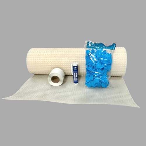 Cavity Drain Damp Proofing & Tanking Kits by Jaclan® - Direct Plaster Mesh Membrane Kit