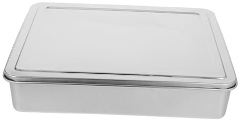 Gatuida Bandeja Para Hornear De Acero Inoxidable Con Tapa Antiadherente Para Hornear Pasteles Como y Mousse Para Uso Doméstico El Horno