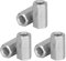 Ticfox 10 pezzi Dado per barra lunga M6, Dadi Esagonale Lungo, Dado a barra lunga dadi a manicotto esagonale distanziatore connessioni filettate per l'industria, macchine (M6*18)