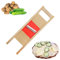 Raypontia Mandoline en acier inoxydable de 34 x 10 cm - Râpe en acier inoxydable - Trancheuse à pommes de terre - Trancheuse à pommes de terre ondulée - Trancheuse à pommes de terre