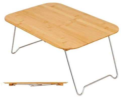 Generico Tavolo In Legno Pieghevole - Banco Da Cucina Da Picnic Portatile Mobili Da Campeggio Durevoli Leggeri | Per Cenare In Giardino O Con Scenario Da Esterno Per Feste Usata Per Bbq