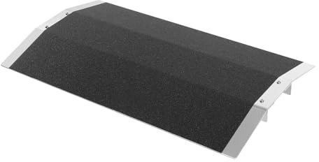 Rampa para sillas de ruedas, 70 x 40 cm, plegable, con capacidad de carga de 300 kg, puente umbral para ruedas de movilidad