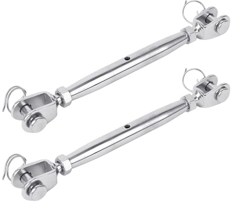 Confezione da 2 tenditori a corpo chiuso in acciaio inox per una resistenza precisa per uso esterno corpo chiuso
