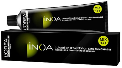 L`Oreal INOA 6, 64 DUNKELBLOND ROT KUPFER (60 ml), 6.64 dunkelblond intensives rot-kupfer