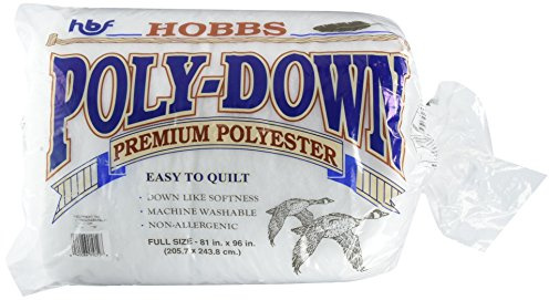 Hobbs Polydown: 81x96in (Full): 2.4oz per sq. Yard, Polyester, Sortiert, PD81
