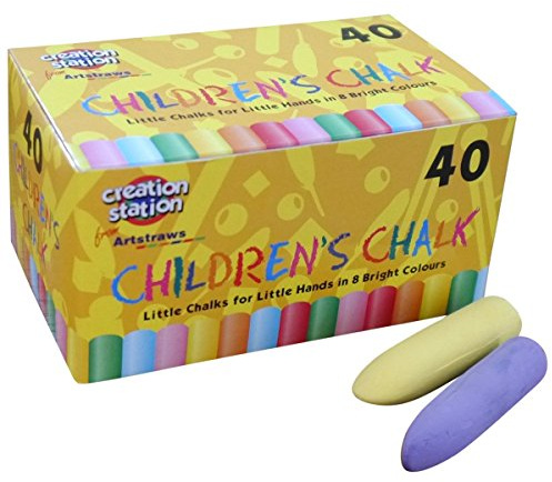 Art Straws AM552 Children's Chunky Chalks with Tapered Tops