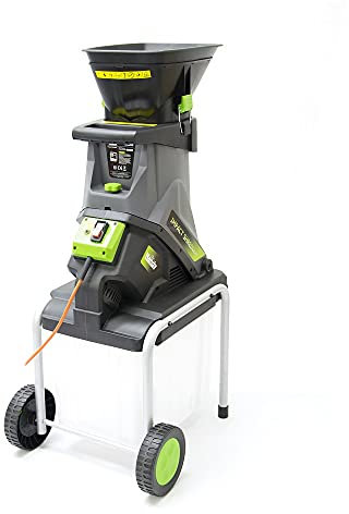 The Handy THISWB Electric Garden Shredder with 40L Collection Box for Woody Prunings and Soft Cuttings 2500W - 2 Year Warranty