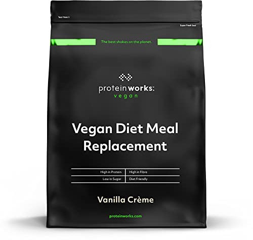 Substitut De Repas Vegan | Vanille Crème | 100% Végétal | Vitamines Renforçant L'immunité | Abordable, Sain & Rapide | Protein Works | 1kg