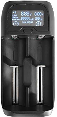 ALCAPOWER Carica Batterie Ni-MH, Ni-Cd, Li-ion e LiFePO4 700004