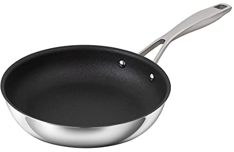 KUHN RIKON Peak - Sartén antiadherente para inducción (30 cm), color plateado