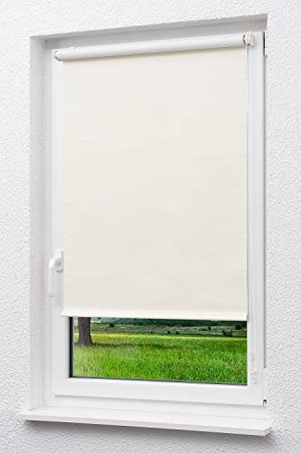 LYSEL Outlet - Mini Rollo abdunkelnd Elfenbein, (B x H) 63cm x 190cm in beige/Elfenbein