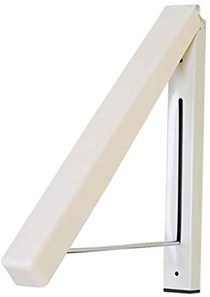 klappbar Aluminum Kleiderhaken, Wand Kleiderständer Garderobe, Kleiderlüfter Kleiderstange Klappbar Wandhaken aus Geeignet für Wohnzimmer, Bad, Schlafzimmer, Büro praktisch platzsparend- Weiß