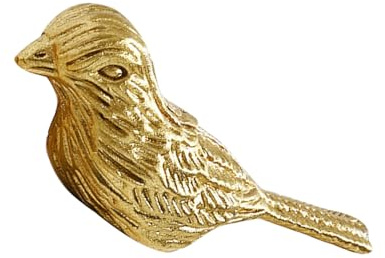 Homoyoyo Messing Vogel Griff Vogel Kommodenknopf Messing Tier Zuggriff Für Möbel Schrank Kleiderschrank Heimdekoration Schubladengriffe Vogelförmige Türgriffe Kleiderschrank Griff