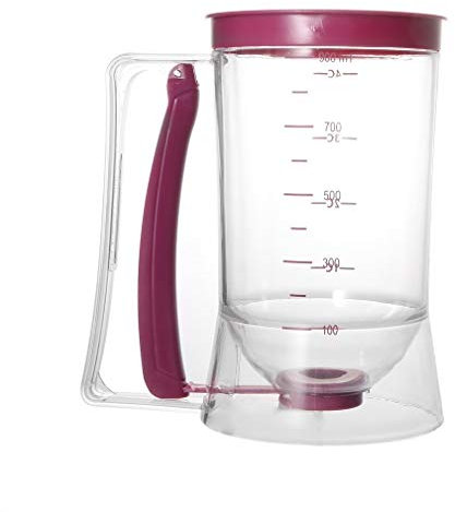 CTCOIJRN 900 ML Cupcake Pancake Cake Cream Cake Mix Dispenser Jug Baking Essentials Maker Cooking Tools Funnel Measuring Cup