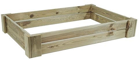 Vidahuerto Cajón de Cultivo, Huerto Urbano con Altura 20 cm. Naturaleza Urbana (120x120x20 cm)