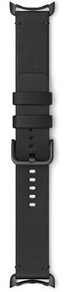 Handgefertigtes Lederarmband für die Google Pixel Watch – Nur mit der Pixel Watch 3 (45 mm) kompatibel – Obsidian, Large
