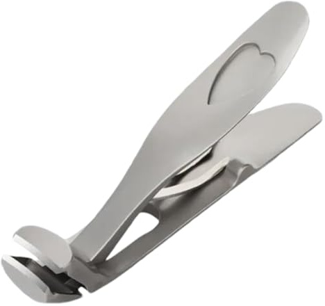 Winkelkopf Nagelknipser Mit Abgewinkeltem Kopf Für Dicke Seniorennägel - Ergonomische Nagelzwicker Nagelknipper Mit Fänger, MessFree Wide Jaw SharpBlade Geschenke Für Ihn Männer/Frauen