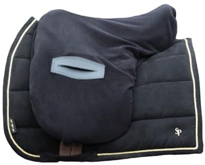 Supreme Products Royal Occasion Sattelbezug für Pferde, Schwarz, Einheitsgröße