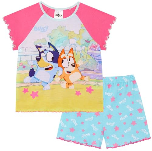 Bluey Girls Shortie Pyjamas Bingo, flerfärgad, 7-8 Years