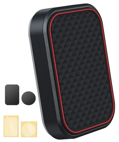 Support rectangulaire plat à coller sur le tableau de bord de voiture pour téléphone portable, mains libres, adhésif