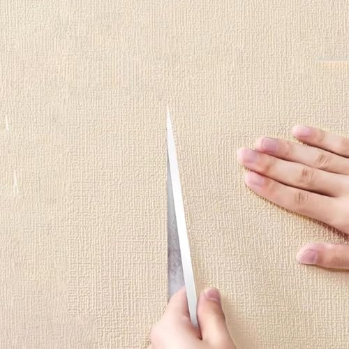 Dämmtapete für Innenwände 5mm, Isoliertapete Wärmetapete Selbstklebend Tapete, Dämmtapete Tapetenrollen Wärmedämmung Wasserfest FeuchtigkeitsbestäNdig Schalldämmung(Gelb,50 x 280 cm)