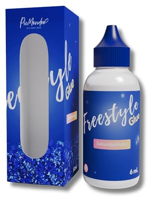 Picmondoo FreeStyle Glue – Diamond Painting Sekundenkleber für DIY-Projekte | Repariert Leinwände & klebt Diamonds auf Alltagsgegenstände | Wasserfest & transparent | 60 ml