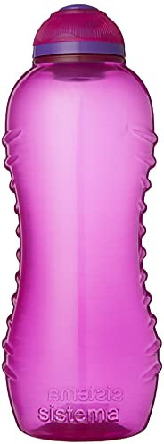 Sistema 802-0117 Hydrate Twist 'n' Sip Water Bottle, 460 ml - Pink