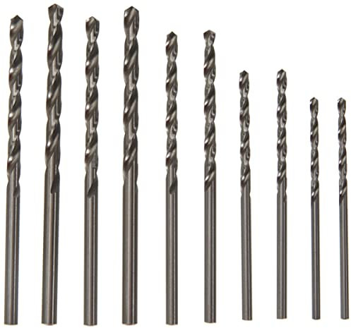 Trend Snappy Replacement HSS Drill Bits for Imperial Countersinks, Pack of 10, High-Speed Steel, SNAP/DB/PK1, Black