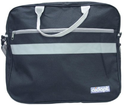 Aidapt Mobility Scooter Shopping Bag. Generous Storage, High Visibility Reflective Strips, Carry Handle, Detachable Shoulder Strap, Wheechair, Rucksack, Back Sack, Storage Bag, Elderly, Disability