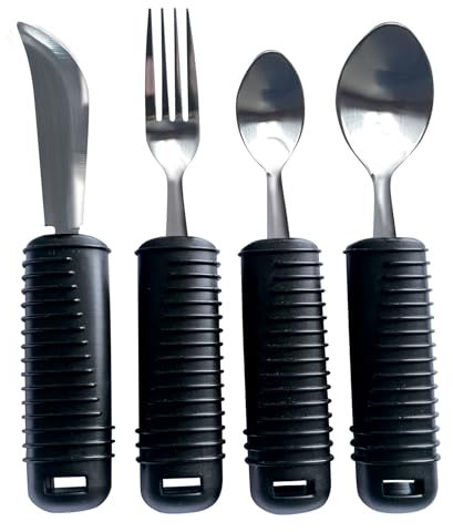GIMA - Set composto da 4 posate in acciaio inox (coltello, forchetta, cucchiaio e cucchiaino), 28920