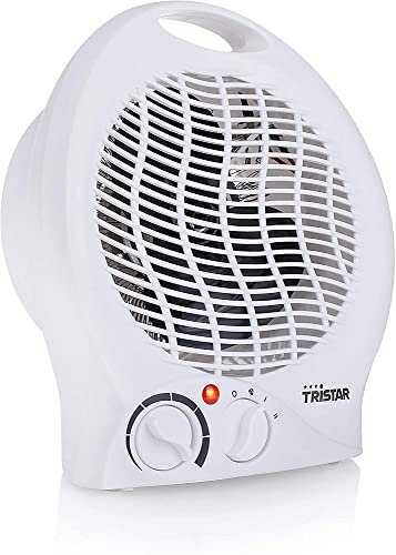 Tristar Stufa Termoventilatore KA-5039, Stufetta con 3 velocità regolabili, Ideale per bagno e piccole stanze, Bianco
