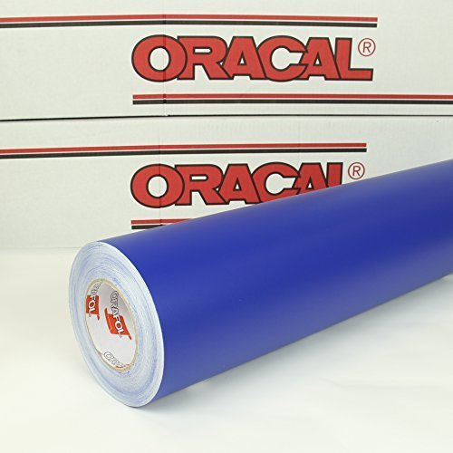 Unbekannt 5,39€/m² Rapid Teck® Matt Folie - 049 Koenigs Blau - Klebefolie - 5m x 63cm - Folie Matt Plotterfolie - Klebefolie selbstklebend - auch als Moebelfolie - Dekofolientage