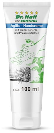 Dr. Hall Agilis Handcreme 100 ml - Wärmende Pflege mit Sheabutter, Arganöl & Aloe Vera, für geschmeidige Hände, ideal bei kalten Winterhänden