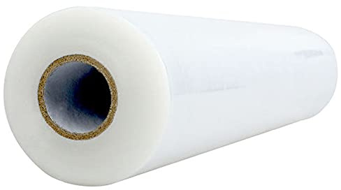Wasserlöslicher Stabilisator für Stickerei-Topping Film (30.5 cmx45.7 m Rolle), Seneme 35um, klare Stick-Stabilisatoren – Washaway Stick-Stabilisator für Maschinenstickerei Stabilisator und Handnähen.