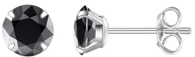 Limerencia Titan Ohrstecker für Damen Herren | G23 Implantat Ohrringe Hypoallergen Titan, Nickelfrei Medizinische Ohrstecker, 5 MM CZ Ohrringe für empfindliche Ohren