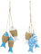 Ciieeo 2 Piezas Peces De Madera Colgantes Decorativos Estilo MediterráNeo Adornos para Pared DecoracióN NáUtica para Hogar, Tienda, Bar O Dormitorio