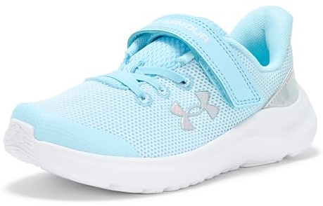 Under Armour Scarpe da ginnastica da ragazza con chiusura alternata, (494) Ruscello/Ruscello/Iridescente, 12.5 Little Kid