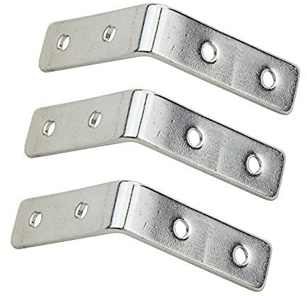 4 Stück 4-Loch Marine Boot Edelstahl Eckstrebe Gelenk Strukturelle rechtwinklige Halterung Scharnier//545 (Size : Big)