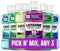 Listerine Mouthwash Bundle | Pick & Mix Any 3 Flavour | Customize Your Bundle with Cool Mint, Fresh Burst, Total Care, and More | 3 x 250ml Bottles
