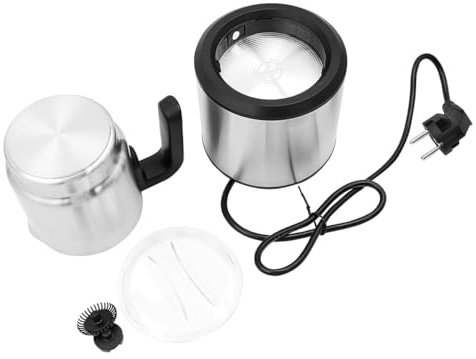 Namvo Montalatte rimovibile 4 in 1, montalatte automatico in acciaio inox con schiuma per latte, cappuccino, cioccolata calda, latte caldo, macchiato, funzionamento silenzioso