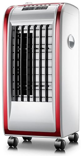 Condizionatori d'aria portatili 3 in 1, 3 velocità, telecomando e timer 12 ore for spegnimento automatico, raffrescatore d'aria evaporativo con 2 modalità di aria fredda/aria calda, purificatore d'ari