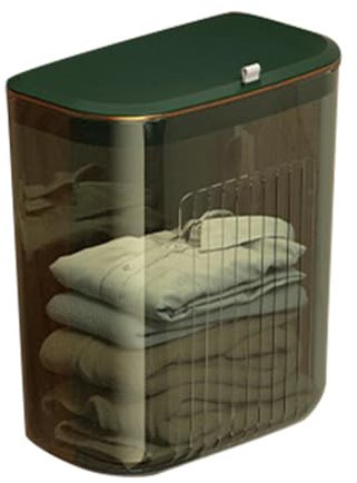 Jvjggag Wäschekorb, Wandkorb, Wäschekorb mit Deckel, wandmontierter Wäschekorb, sicher und stabil, für Schlafzimmer, Badezimmer